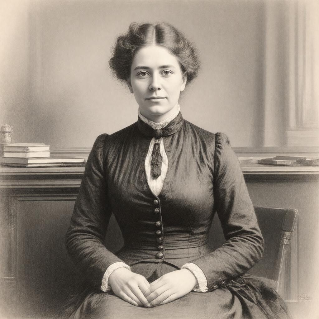 AI-created image of Constance Maynard