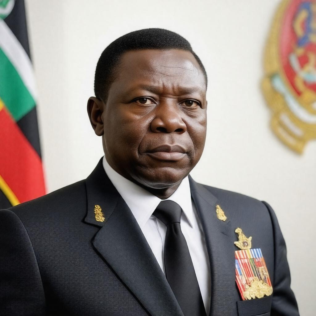 AI-created image of Constantino Chiwenga