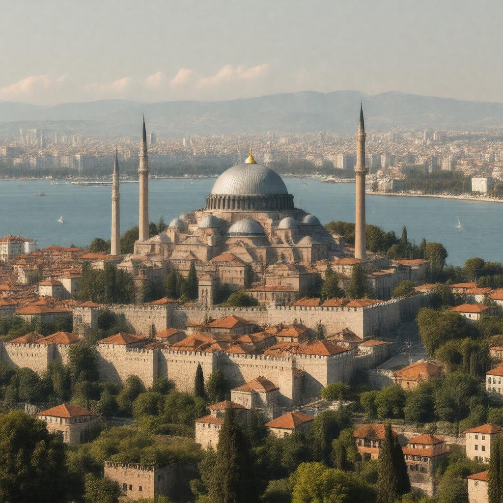 AI-created image of Constantinople