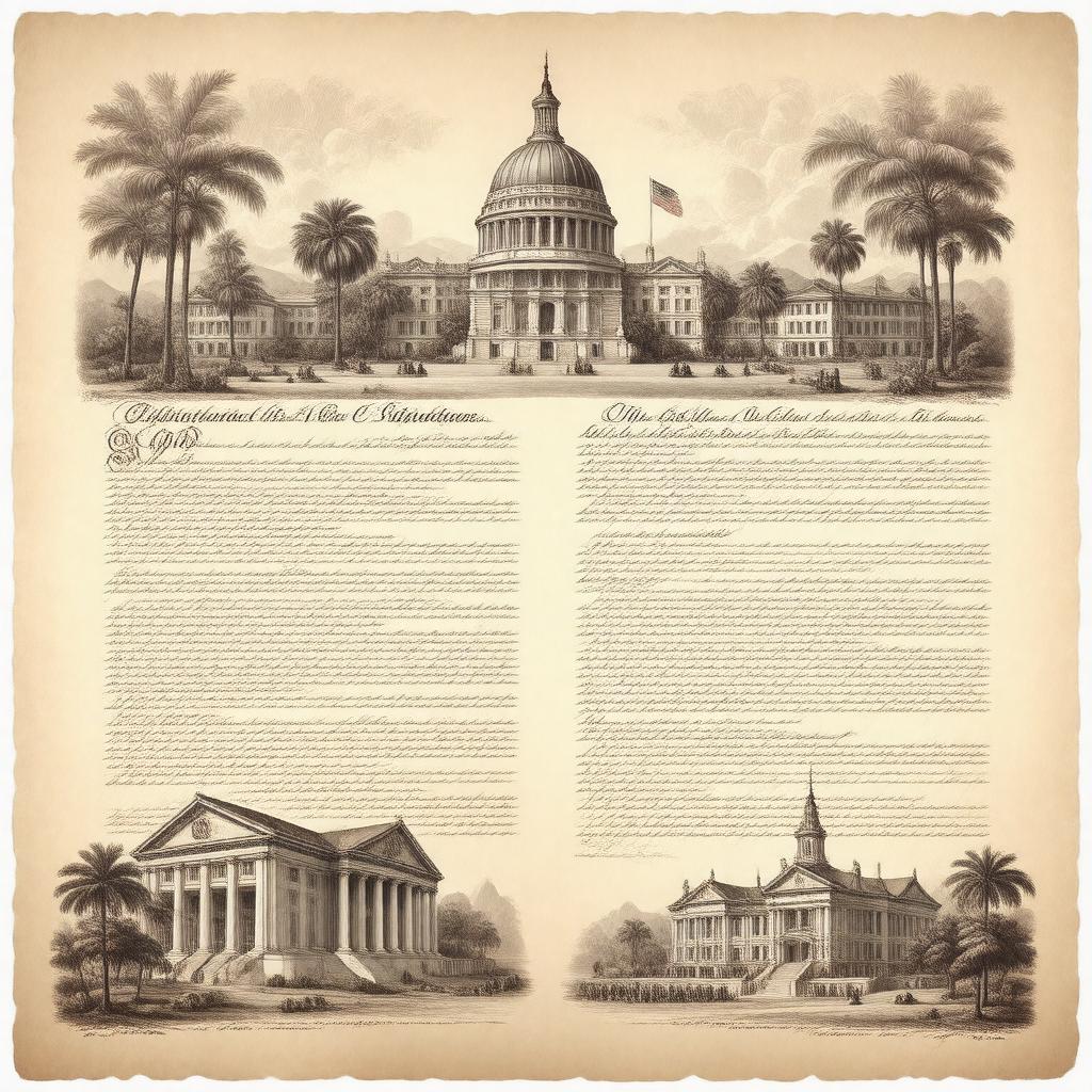 Click to view larger image AI-created image of Constitution of California