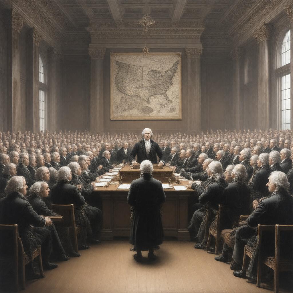 AI-created image of Constitutional Convention