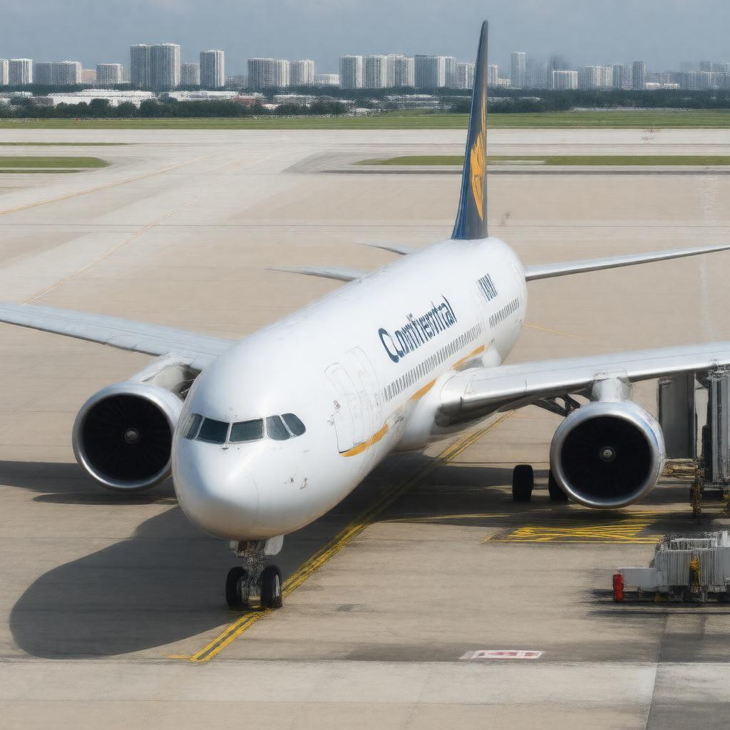 AI-created image of Continental Airlines