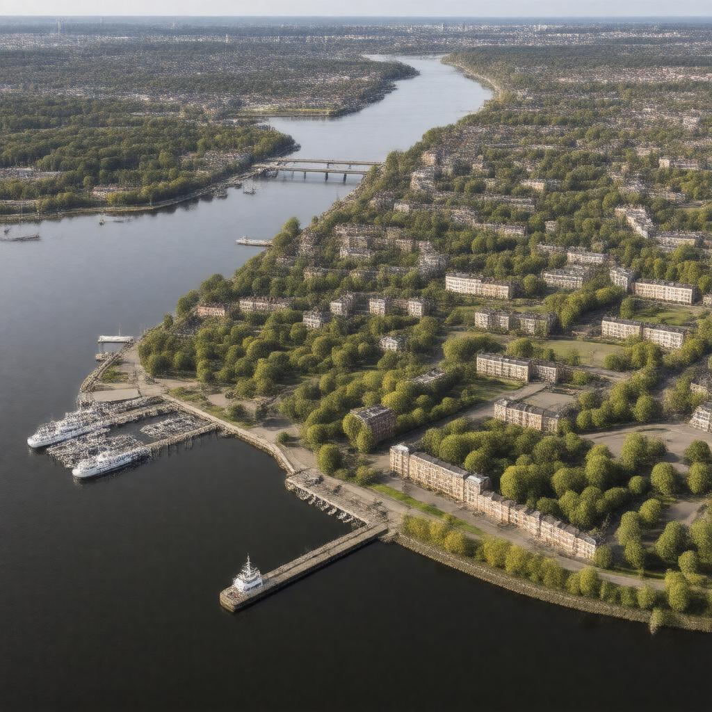 AI-created image of Convoys Wharf