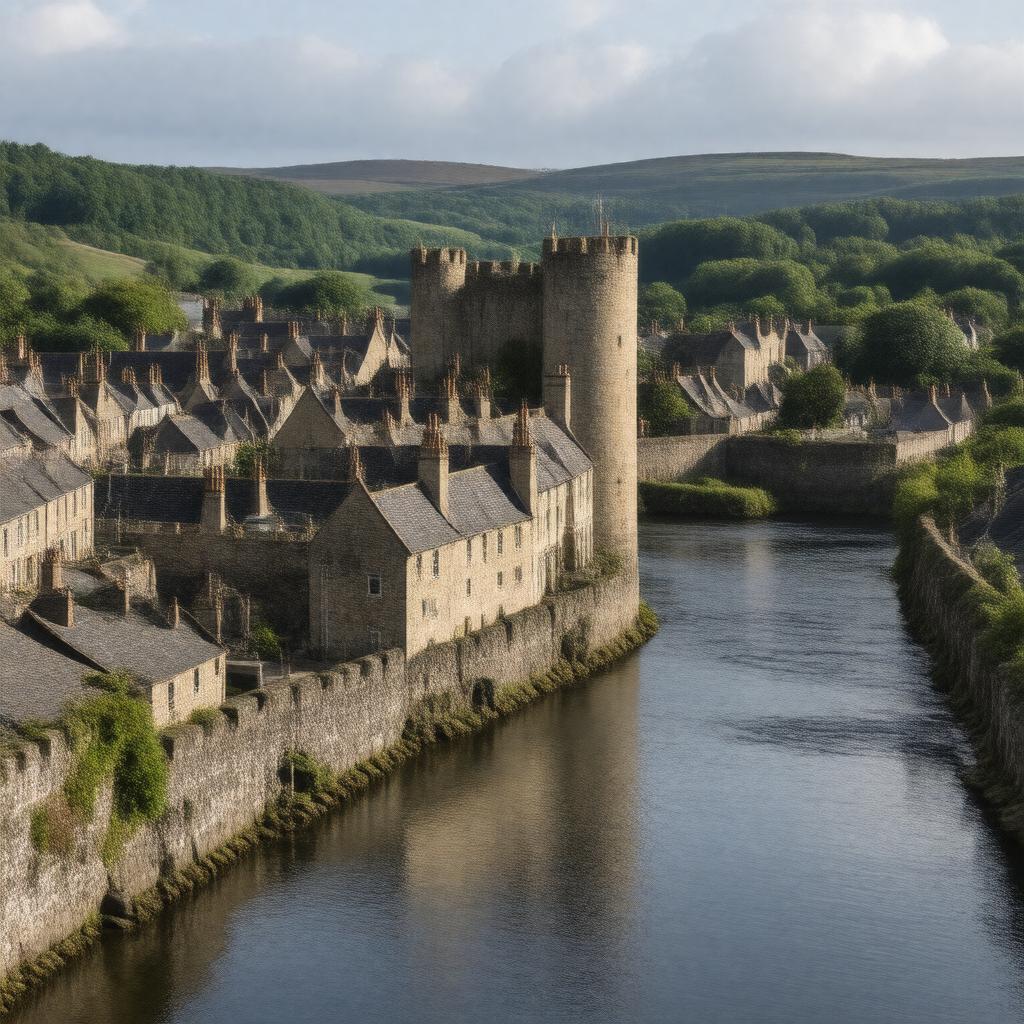 AI-created image of Conwy