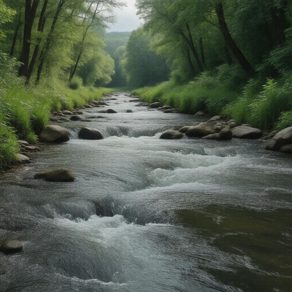 AI-created image of Cook Brook