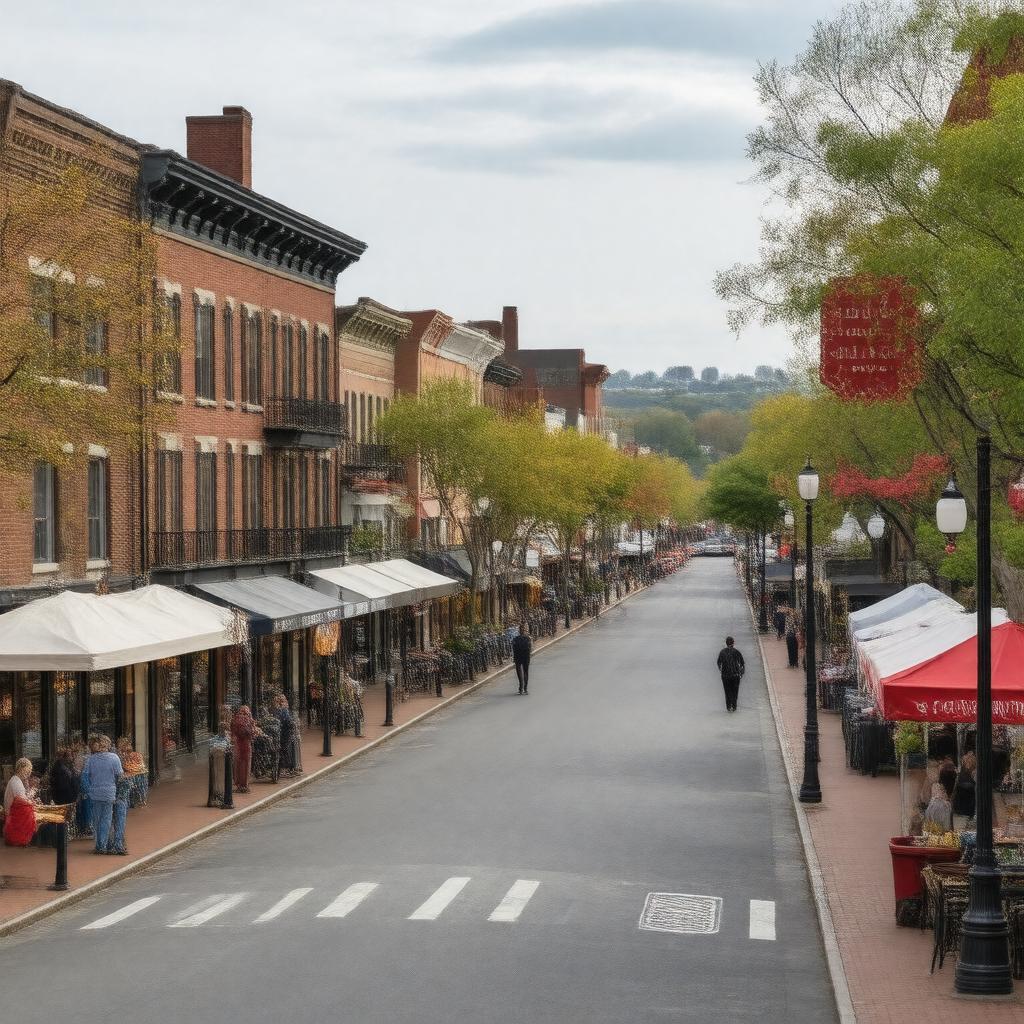 Click to view larger image AI-created image of Coolidge Corner