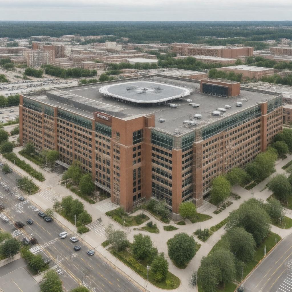 Click to view larger image AI-created image of Cooper University Hospital