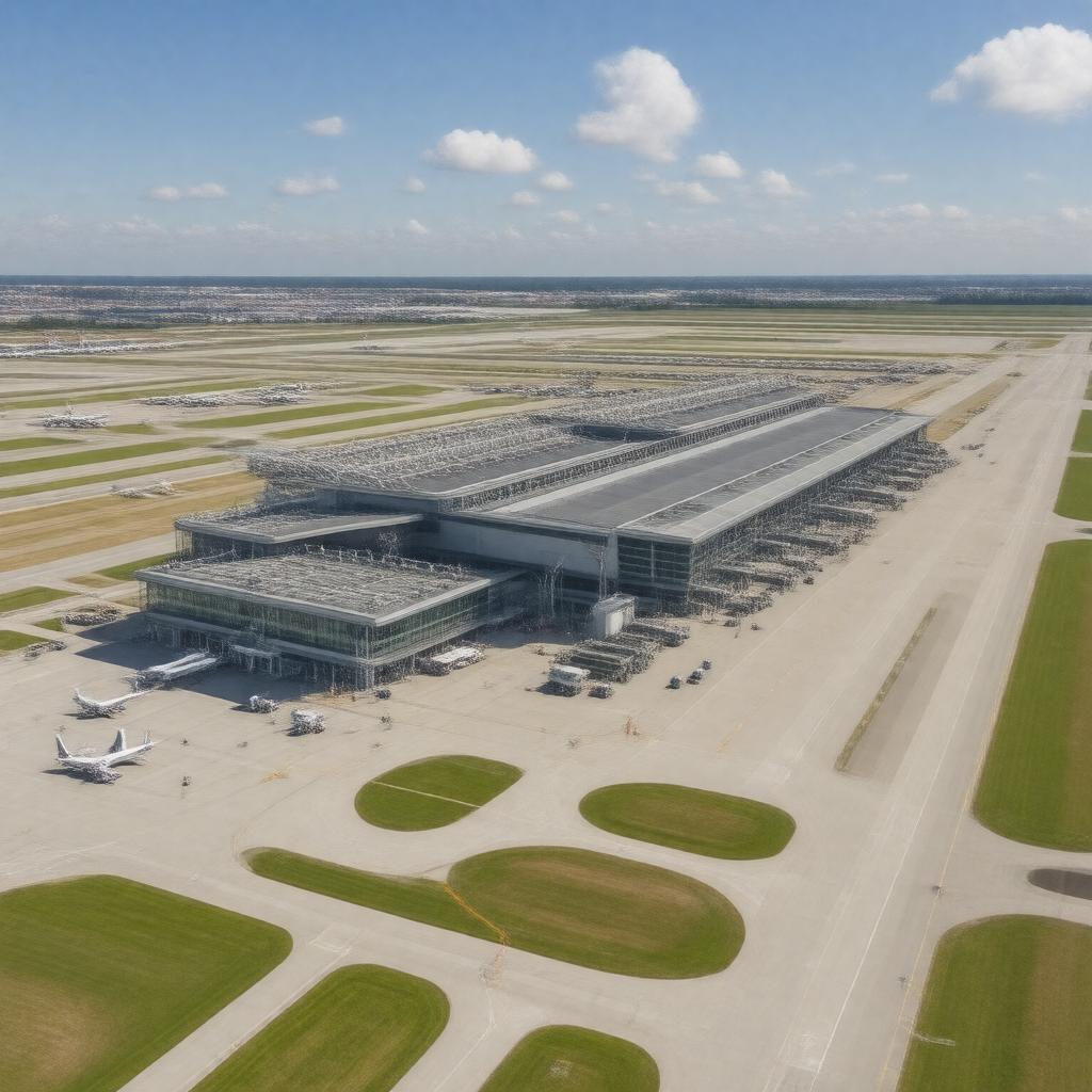 AI-created image of Copenhagen Airport