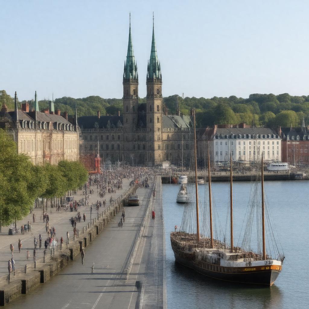 AI-created image of Copenhagen Municipality