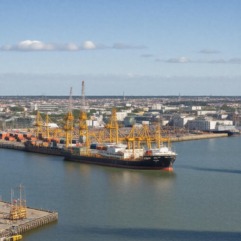 Click to view larger image AI-created image of Copenhagen Port