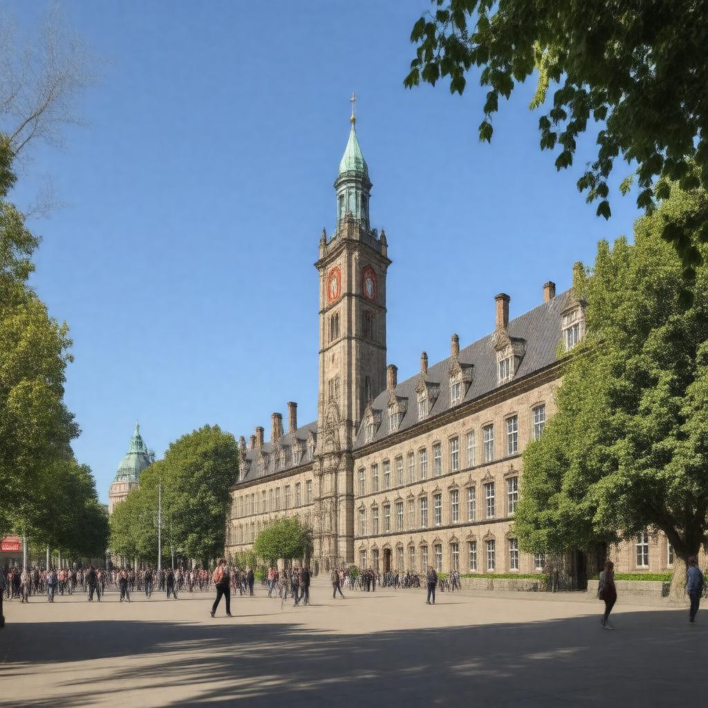 AI-created image of Copenhagen University