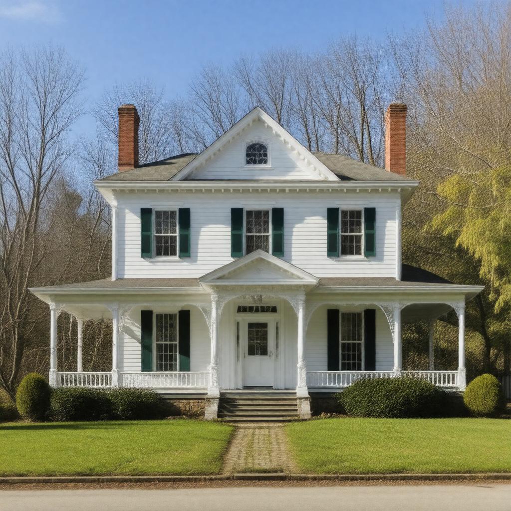 AI-created image of Copland House (museum)