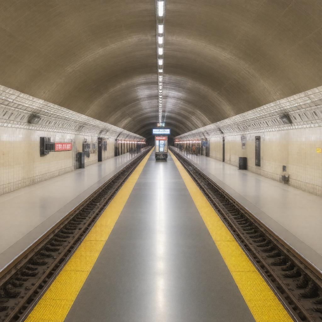 AI-created image of Copley (MBTA station)