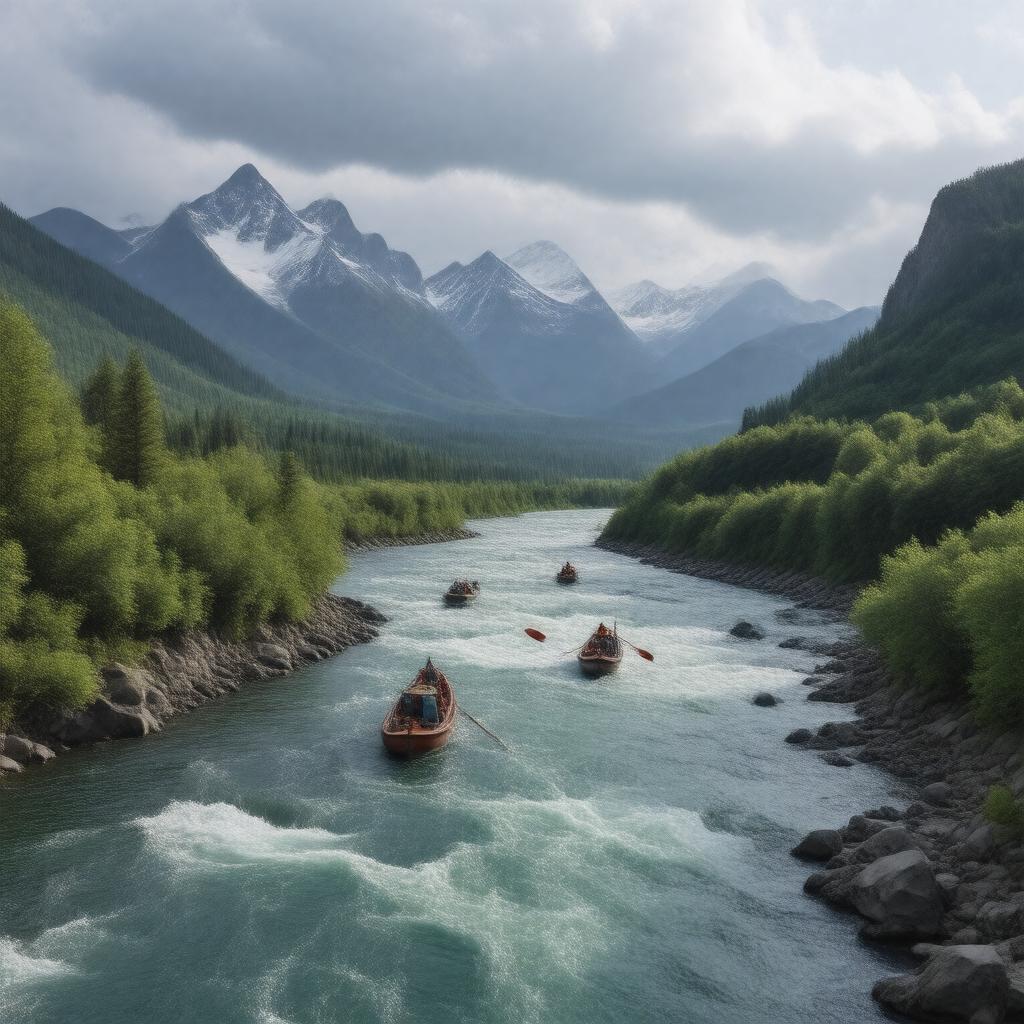 AI-created image of Copper River