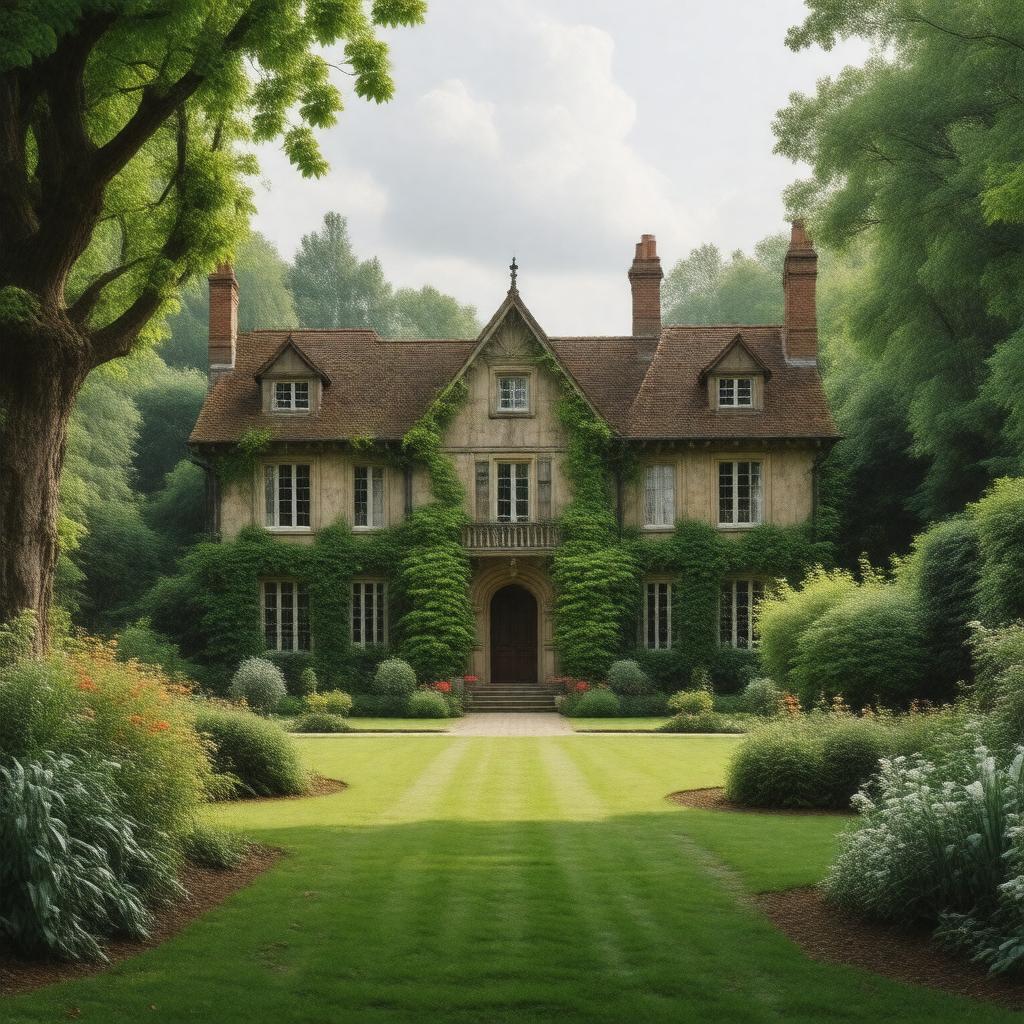 AI-created image of Coppins, Iver, Buckinghamshire, England