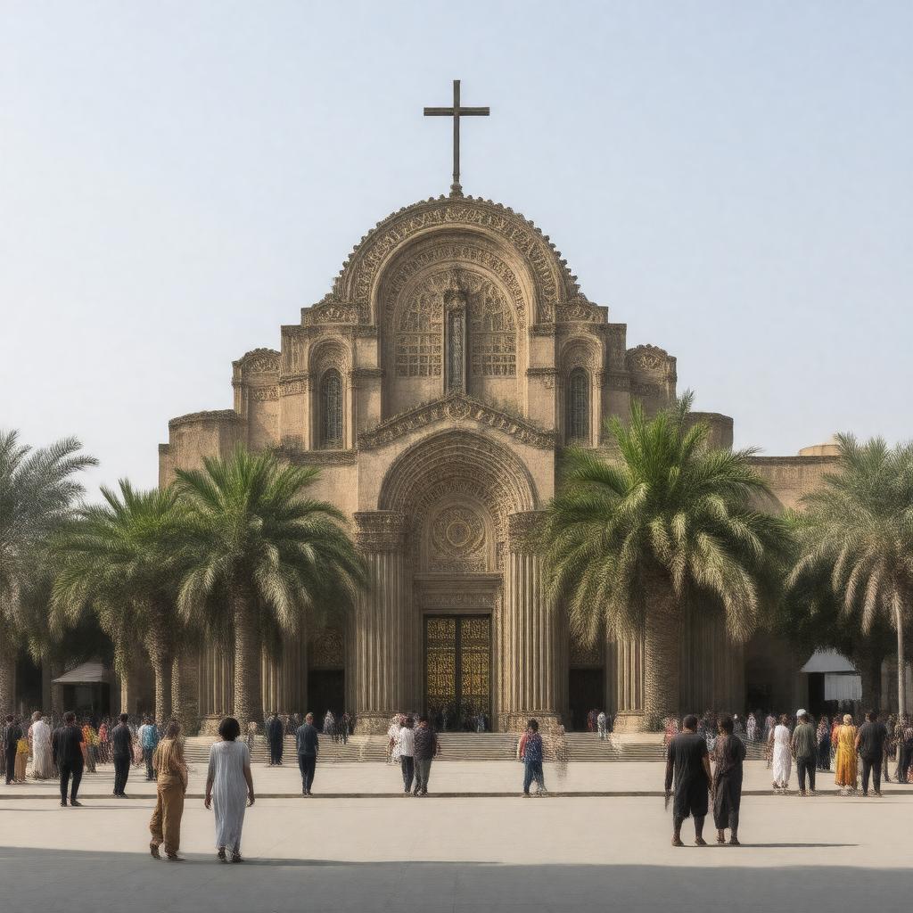 AI-created image of Coptic Orthodox Church of Alexandria