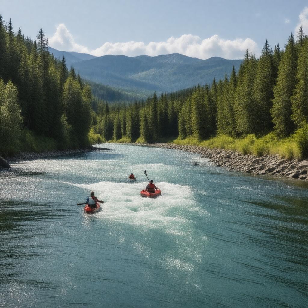 AI-created image of Coquitlam River