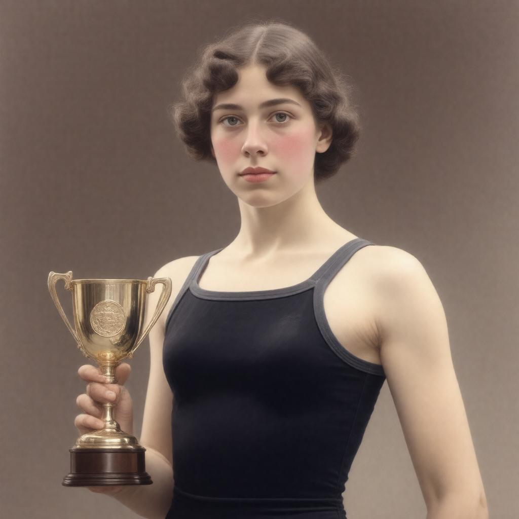 Click to view larger image AI-created image of Cora Waldegrave Blyth