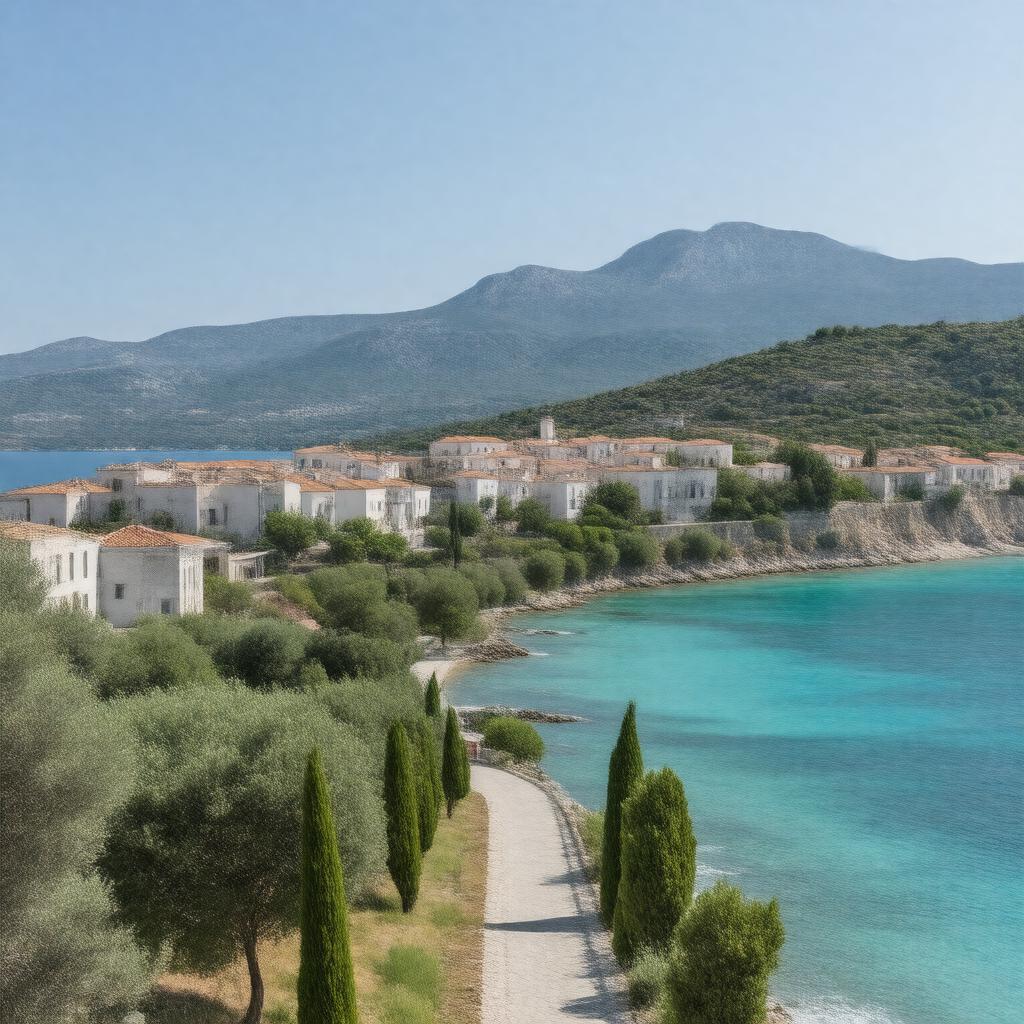 AI-created image of Corfu