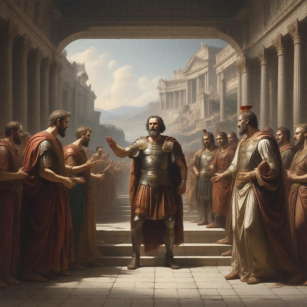 Click to view larger image AI-created image of Coriolanus (stage)