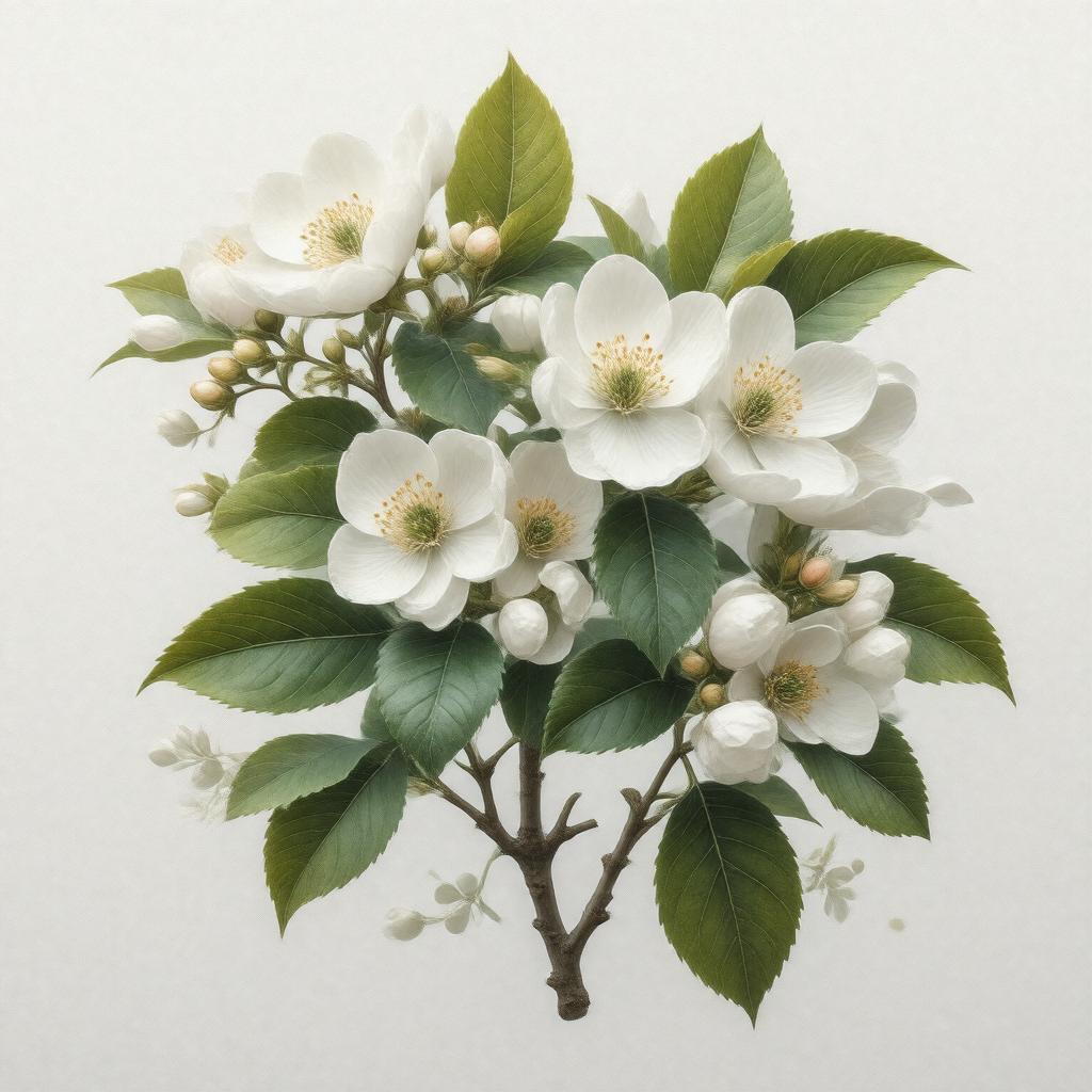 Click to view larger image AI-created image of Cornaceae