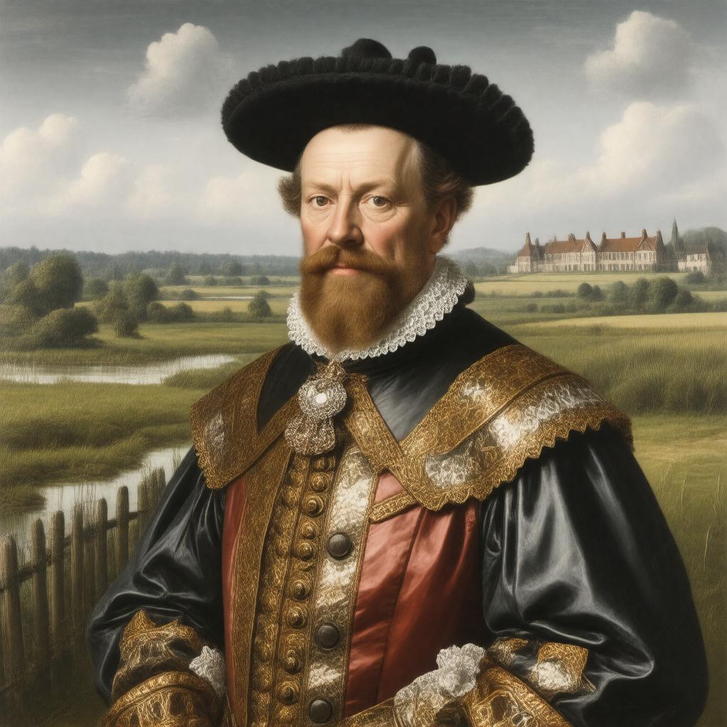 AI-created image of Cornelius Vermuyden