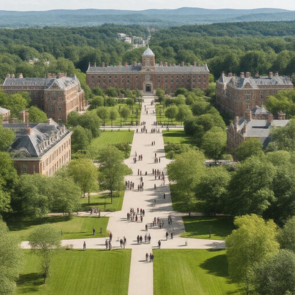 AI-created image of Cornell University