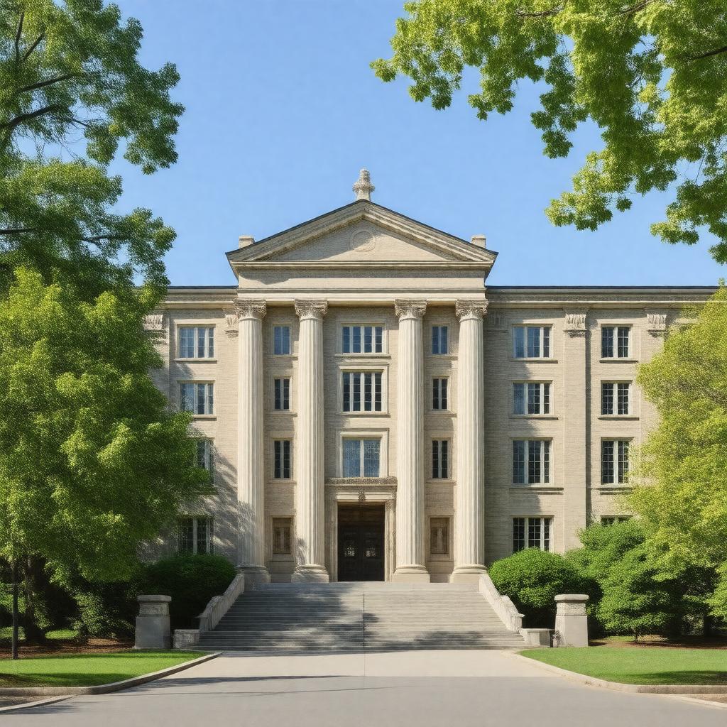 Click to view larger image AI-created image of Cornell University Library