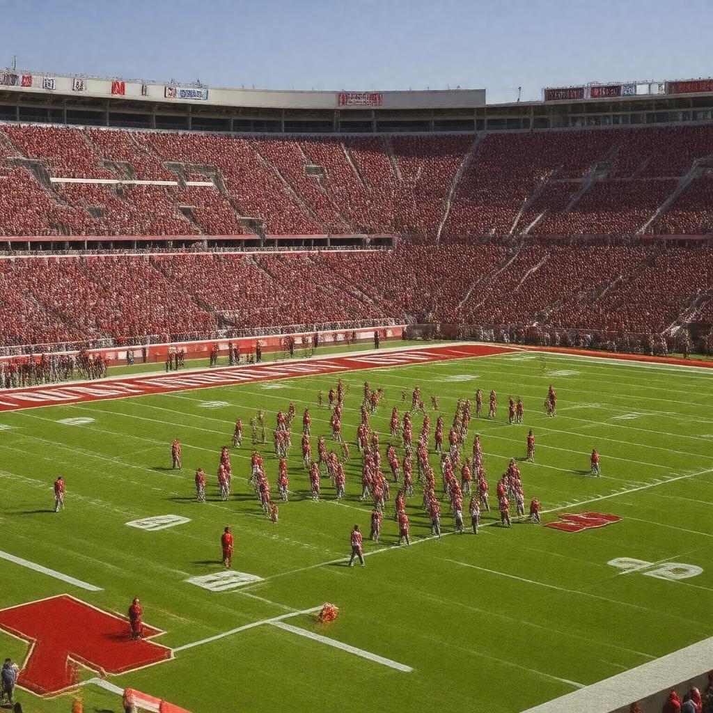 Click to view larger image AI-created image of Cornhuskers