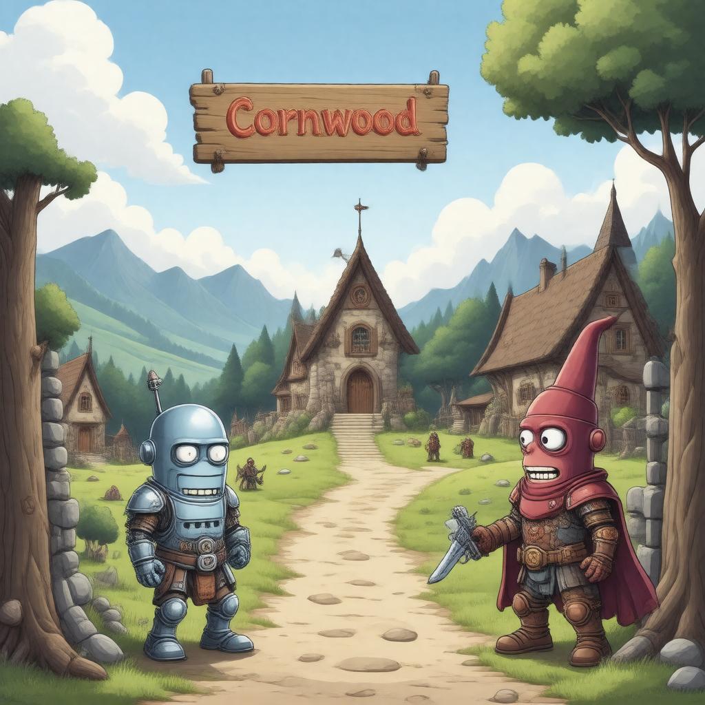 AI-created image of Cornwood