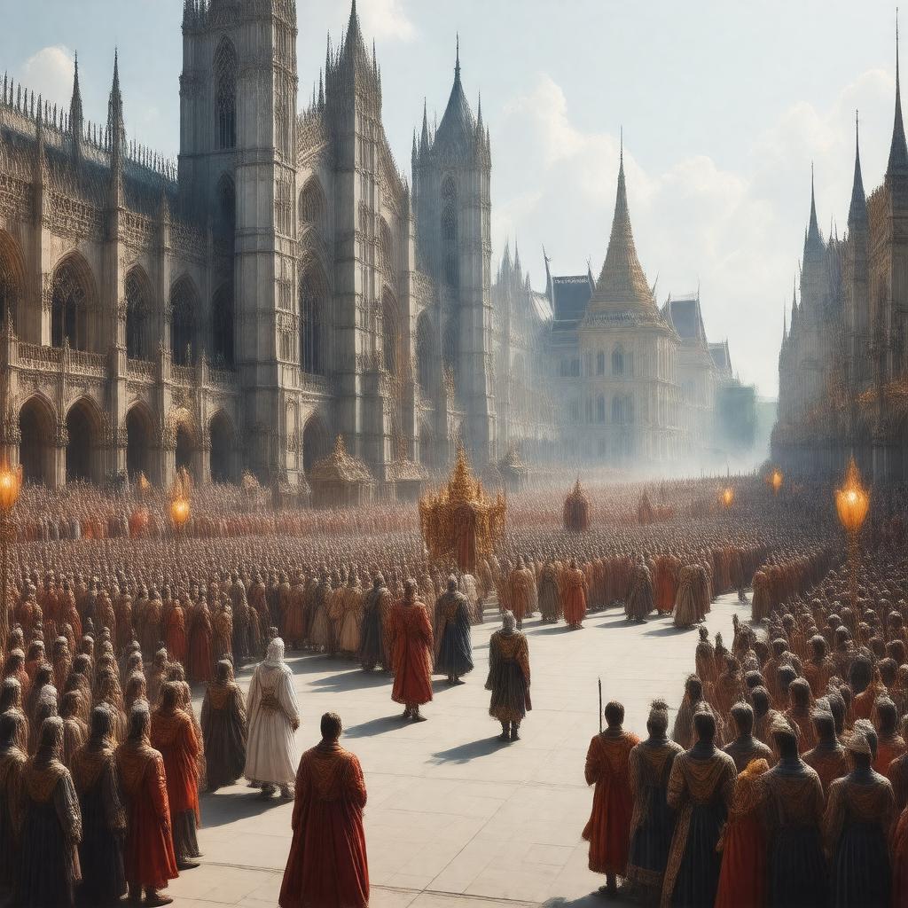 Click to view larger image AI-created image of Coronation Day