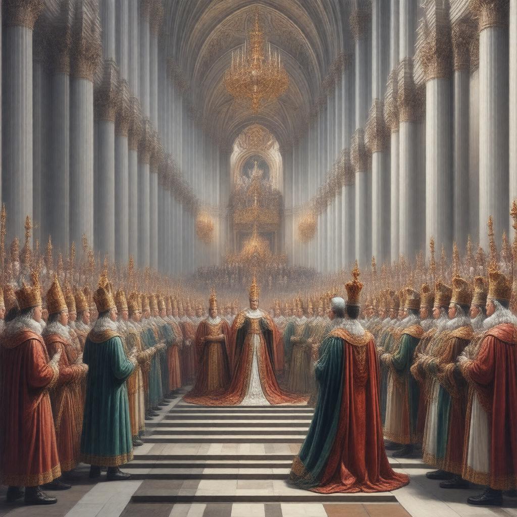 Click to view larger image AI-created image of Coronation of Prussian Kings