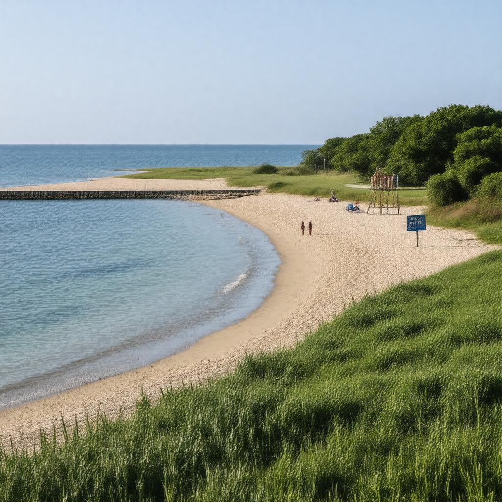 AI-created image of Corporation Beach