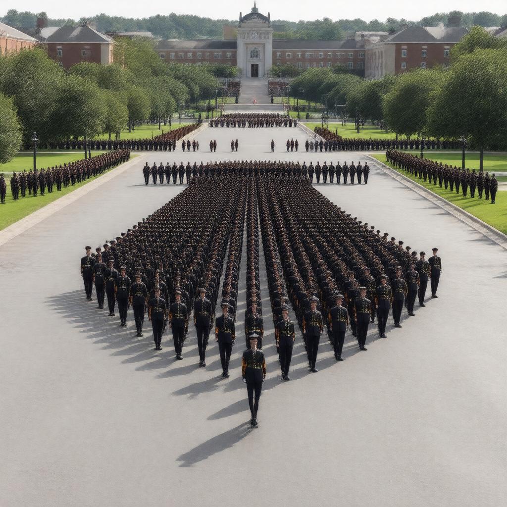 AI-created image of Corps of Cadets