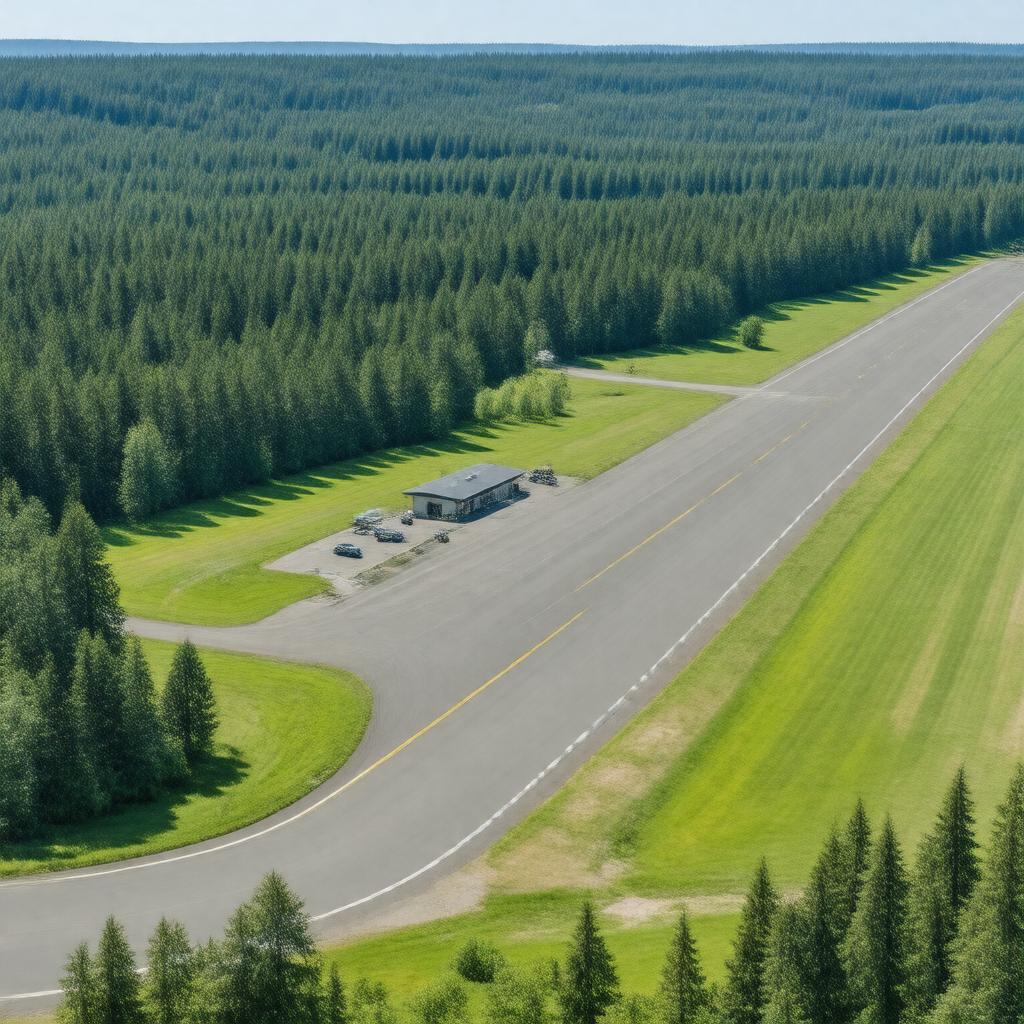 AI-created image of Corvallis Municipal Airport
