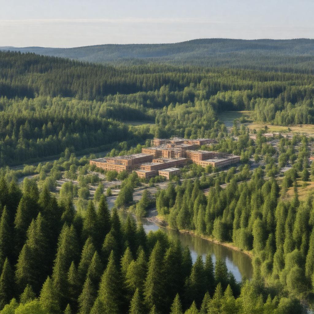 AI-created image of Corvallis, Oregon, United States