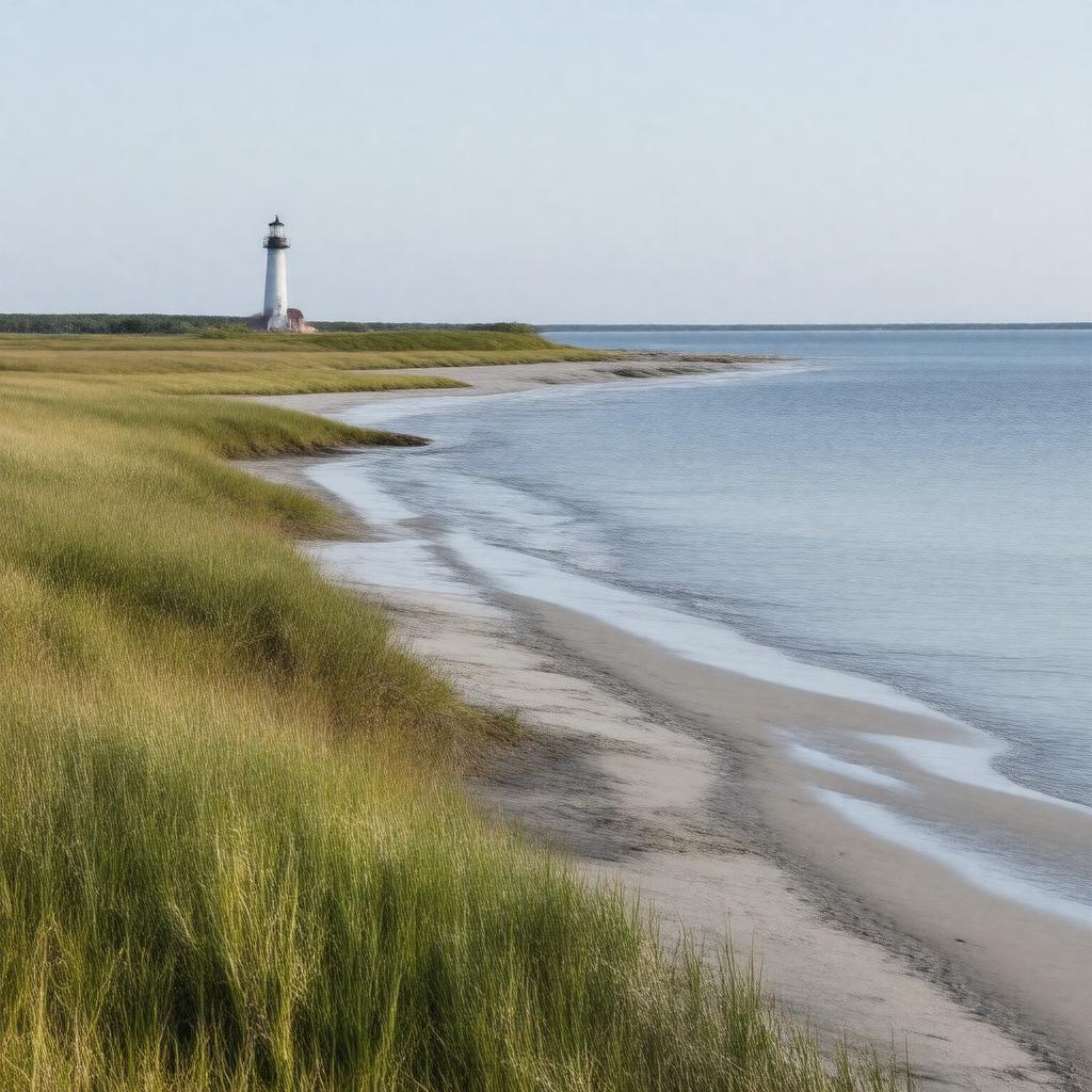 Click to view larger image AI-created image of Coskata-Coatue Wildlife Refuge