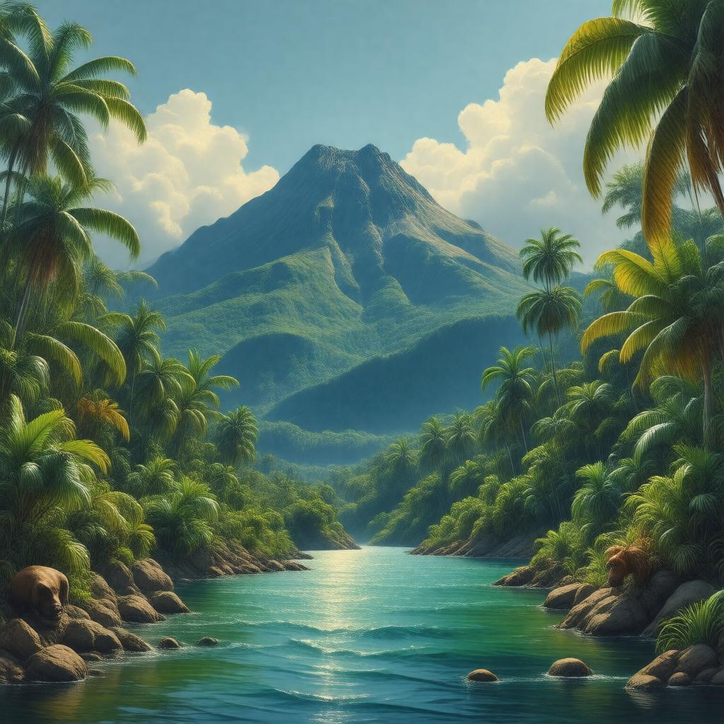 AI-created image of Costa Rica