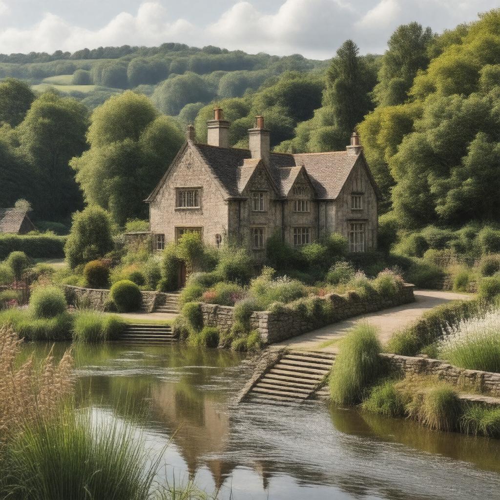 AI-created image of Cotehele