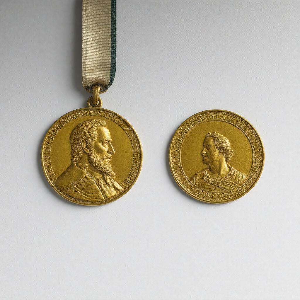 Click to view larger image AI-created image of Cothenius Medal