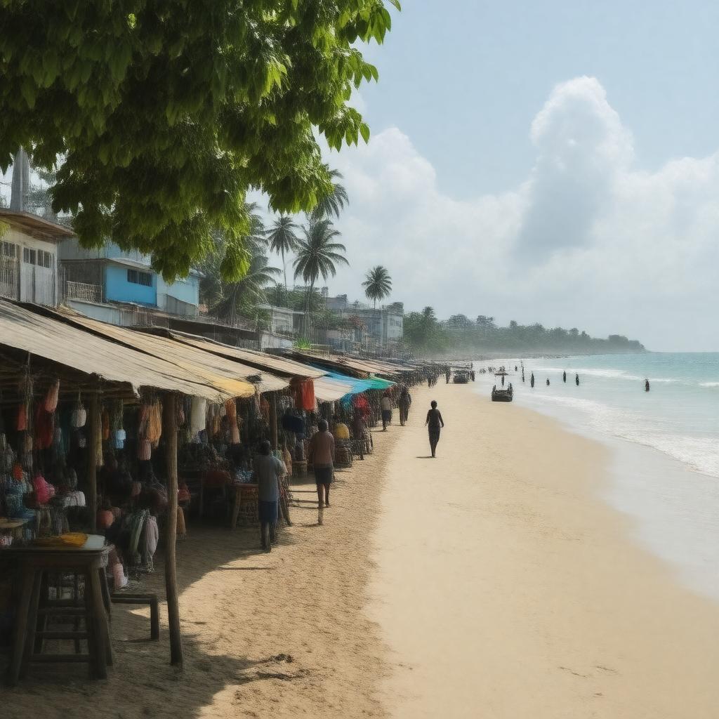 Click to view larger image AI-created image of Cotonou, Benin