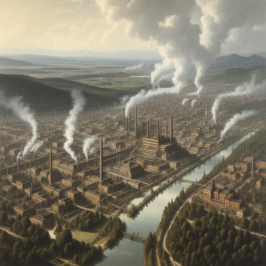 AI-created image of Cottonopolis