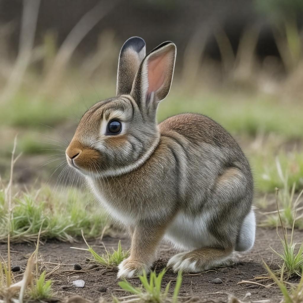 AI-created image of Cottontail rabbit