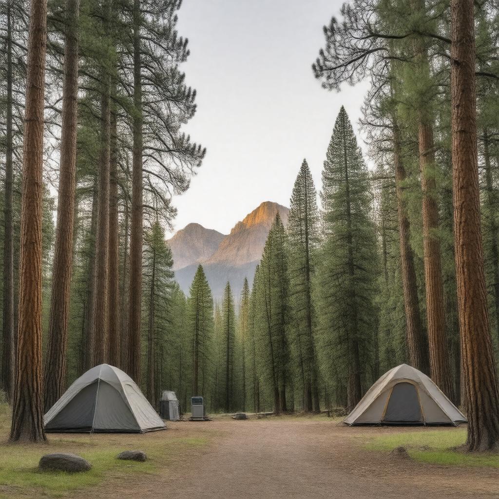 AI-created image of Cottonwood Campground