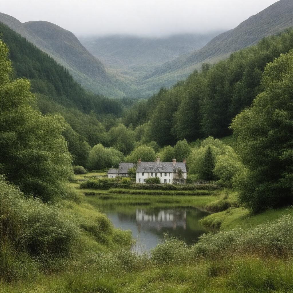 AI-created image of Coul, Ross-shire, Scotland