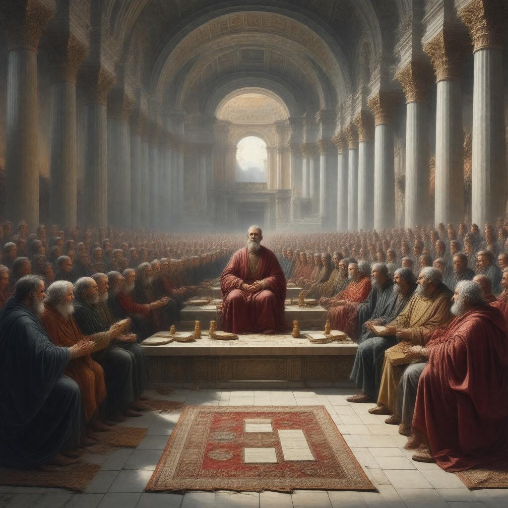 Click to view larger image AI-created image of Council of Carthage (397 AD)