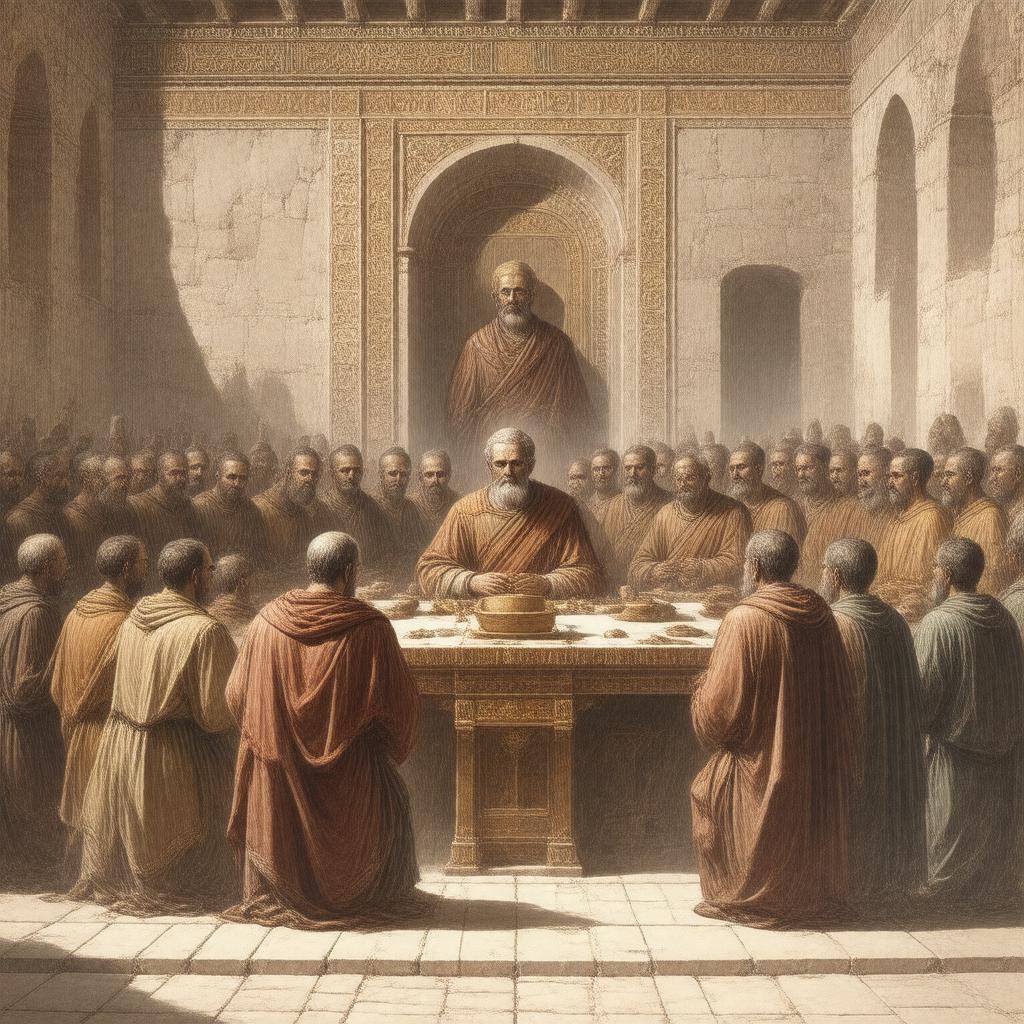 AI-created image of Council of Dadisho