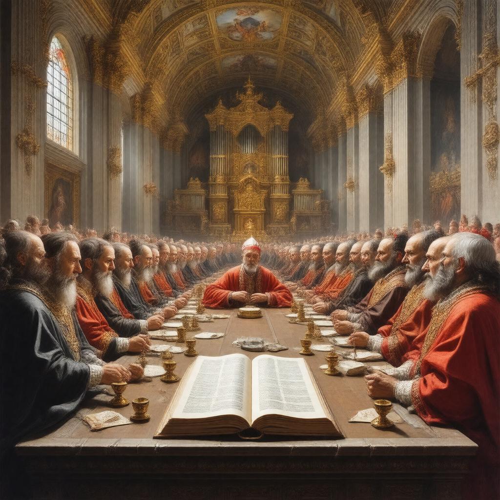 AI-created image of Council of Trent