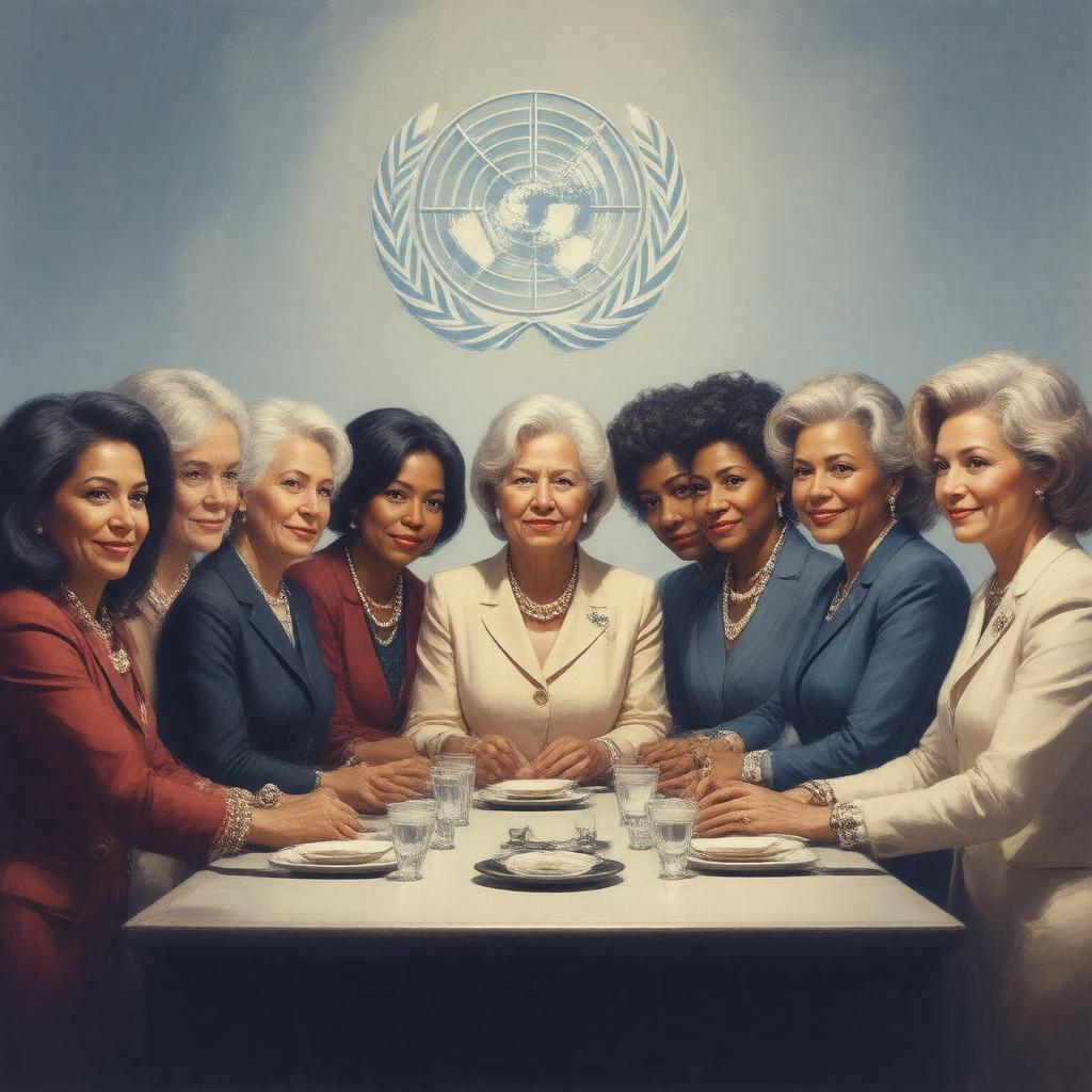 AI-created image of Council of Women World Leaders