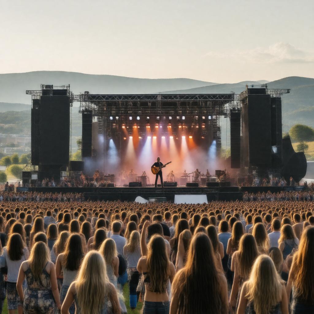 AI-created image of Country 2 Country Festival